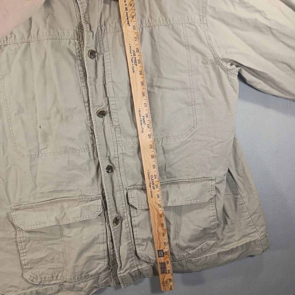 Cabela's Mens Barn Chore Canvas Jacket XXL TALL, Lined, Corduroy Collar
